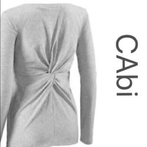CAbi Long Sleeve Tee with Twist Back